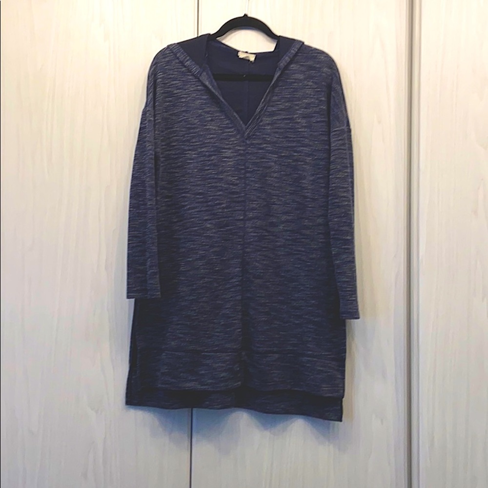 Split Sides Hooded Tunic